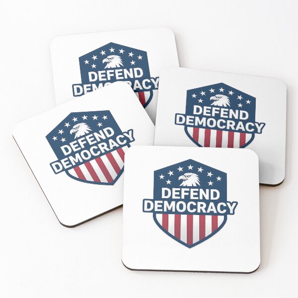 Item preview, Defend Democracy | Eagle Shield Patriotic Emblem designed and sold by techdave.