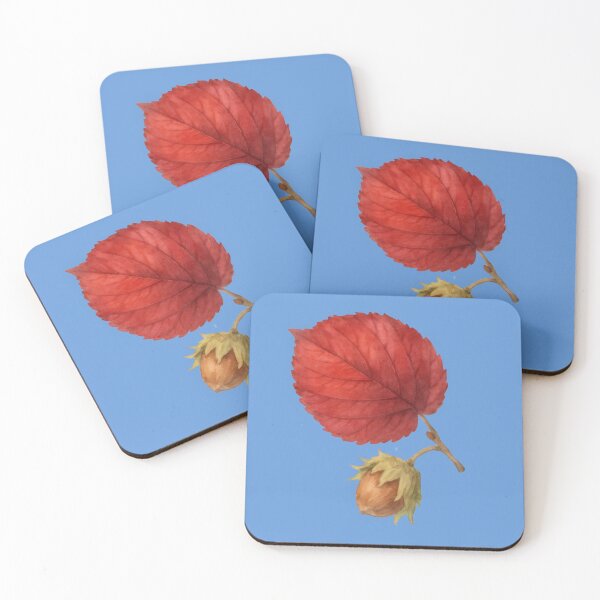 Item preview,  An Autumn Hazel Sprig with a Crimson Leaf designed and sold by IraBum.