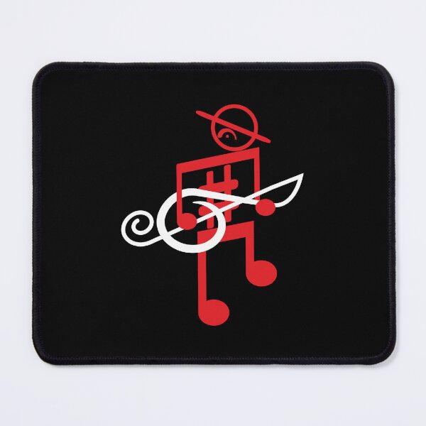 Item preview, Musical Note Man (red white print) designed and sold by Aceofspace3000.