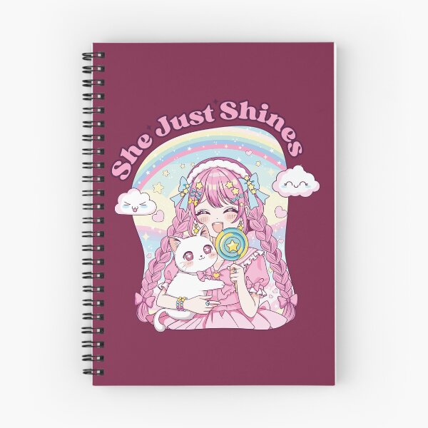 Item preview, Pastel Aesthetic Japanese Kawaii Cat Decora Anime Girl designed and sold by FemmePod.