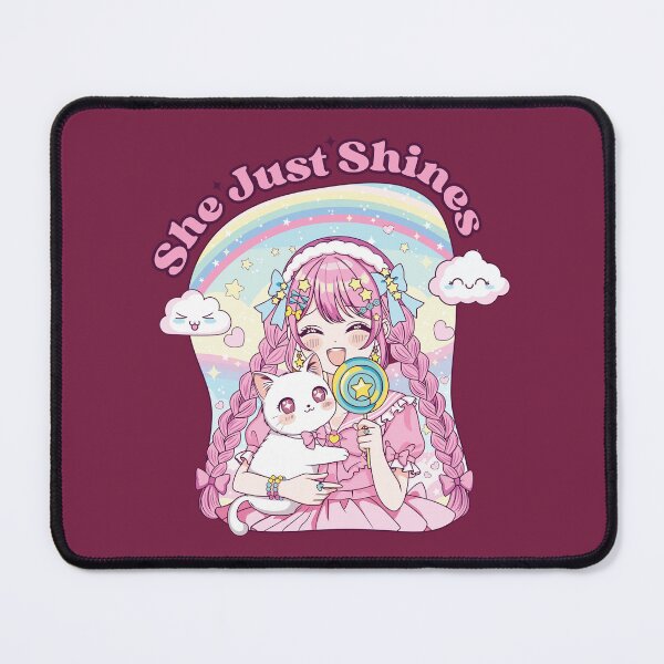 Item preview, Pastel Aesthetic Japanese Kawaii Cat Decora Anime Girl designed and sold by FemmePod.