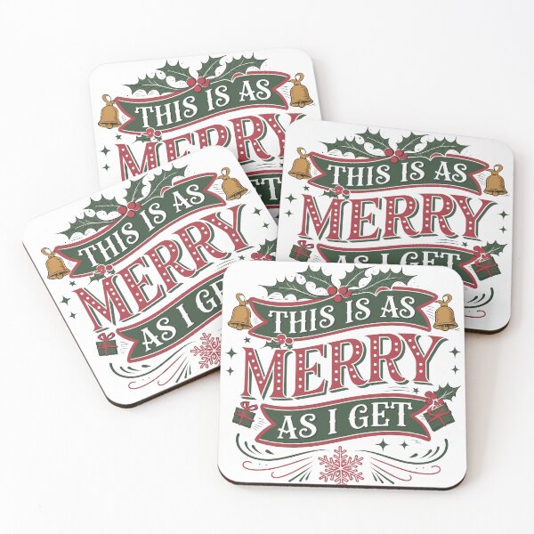 Item preview, This Is As Merry As I Get – Funny Christmas Shirt designed and sold by AgnieszkaTees.