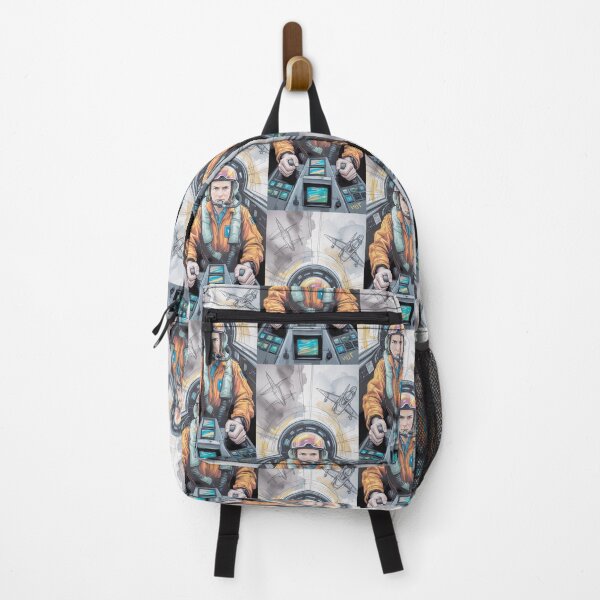 Item preview, Watercolor Fighter Pilot Cockpit Art By Merch, Limited Edition designed and sold by COOPERFRINK.