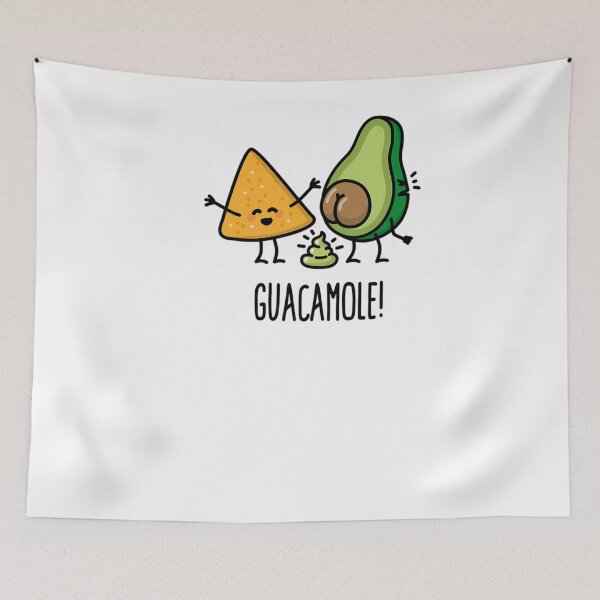 Item preview, Funny Guac Avocado Poop Tortilla Chips Guacamole  	 designed and sold by cunttmeob10.