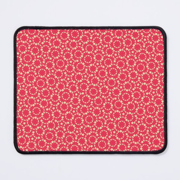 Item preview, Stars Circles and Flowers Red Pattern designed and sold by memendesign.