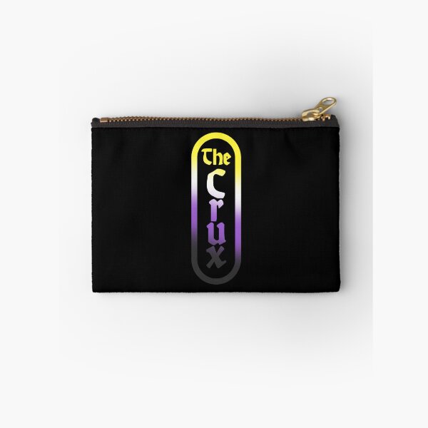 Item preview, the crux djo logo non binary transparent sticker designed and sold by rilesweir.