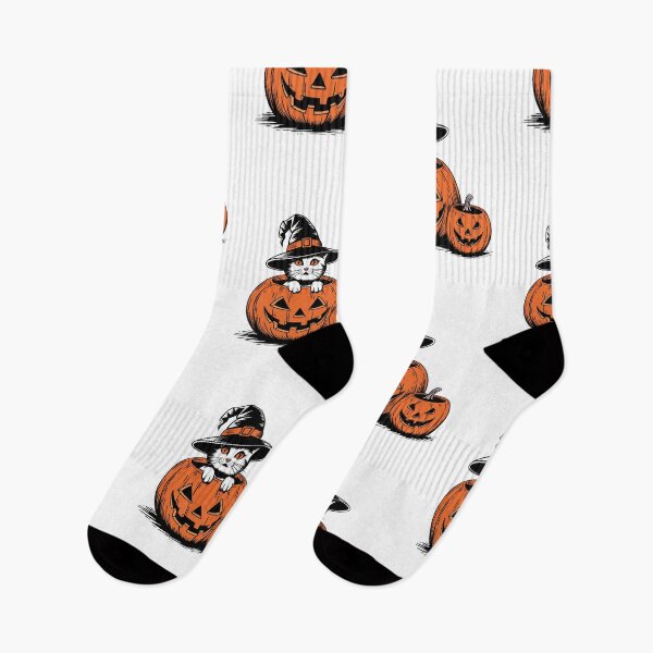 Item preview,  Halloween Cat Spooky Vibes Witch Cat In Pumpkins  designed and sold by SOUFIANE1991.
