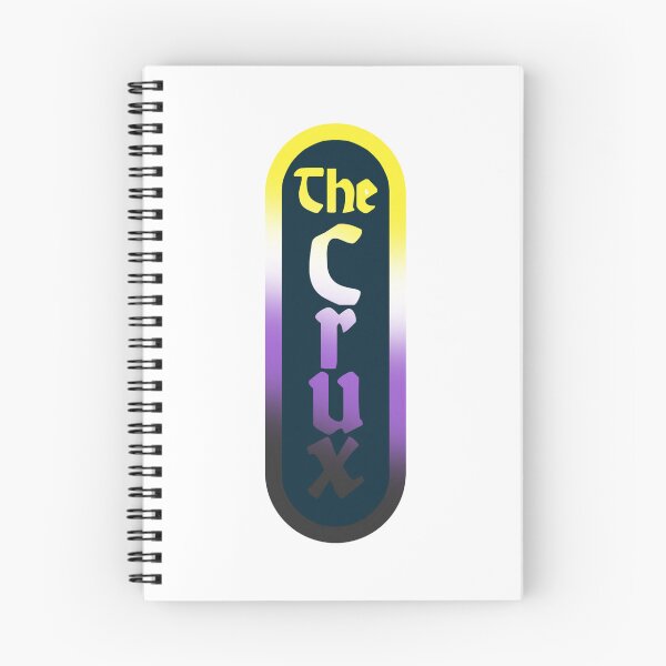 Item preview, the crux djo logo non binary flag colors designed and sold by rilesweir.