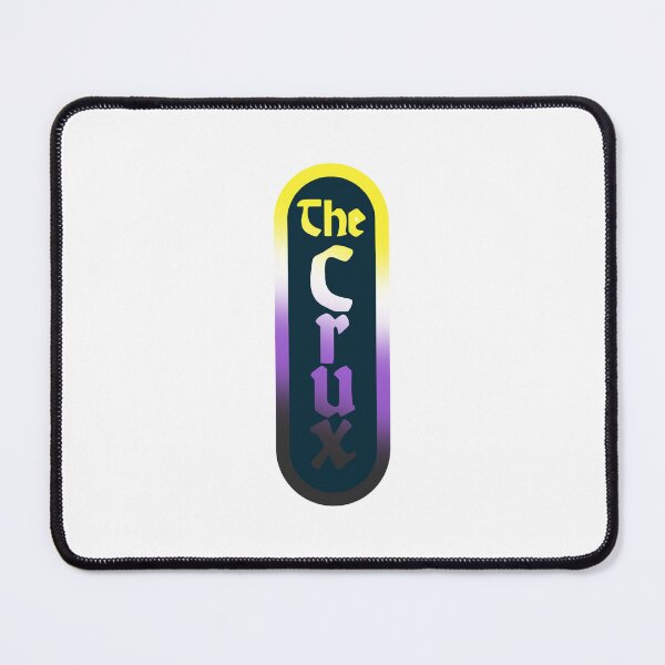 Item preview, the crux djo logo non binary flag colors designed and sold by rilesweir.