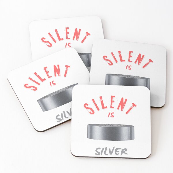 Item preview, Duck tape Silent Is Silver – Funny Duct Tape Humor Design designed and sold by MoonLightFX.