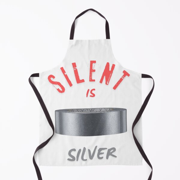 Item preview, Duck tape Silent Is Silver – Funny Duct Tape Humor Design designed and sold by MoonLightFX.
