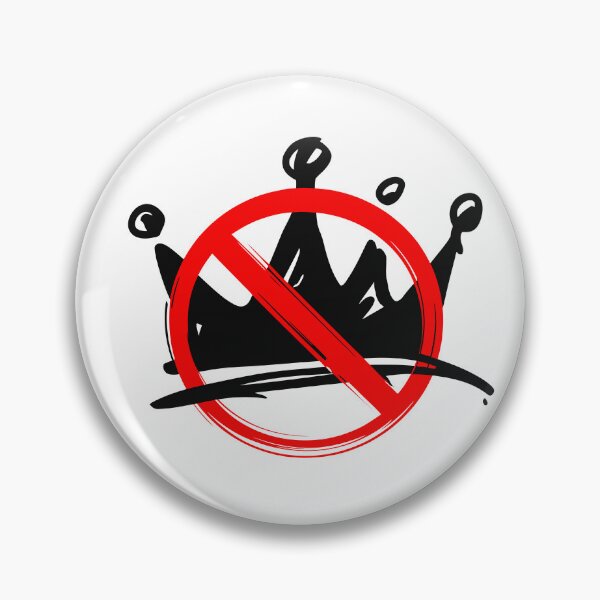 Item preview, No Kings | Crown Banned Symbol designed and sold by techdave.