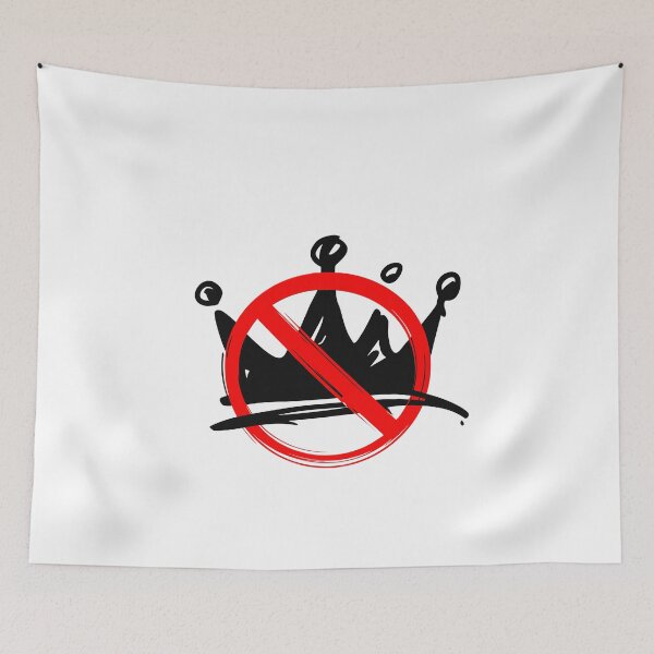 Item preview, No Kings | Crown Banned Symbol designed and sold by techdave.