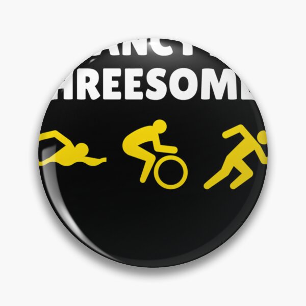 Item preview, Triathlete Fancy A Threesome Funny Triathlon  	 designed and sold by kkpglcgjlsx78.