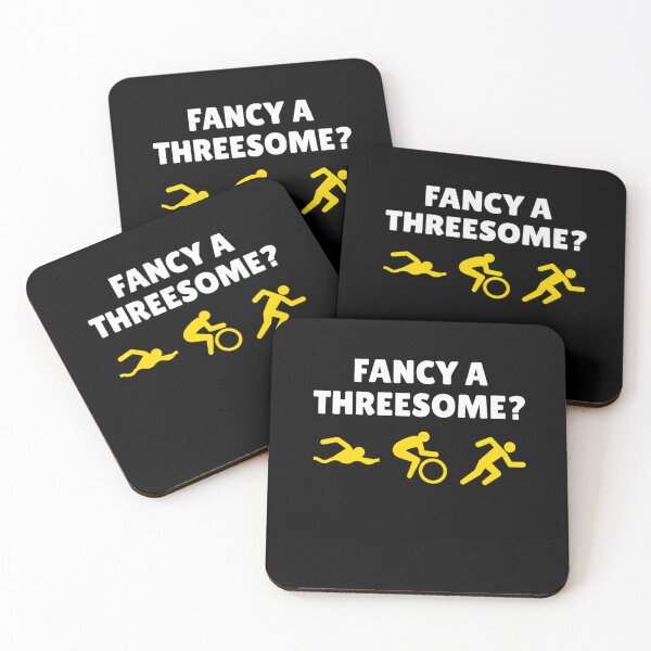 Item preview, Triathlete Fancy A Threesome Funny Triathlon  	 designed and sold by kkpglcgjlsx78.