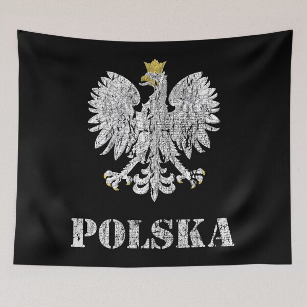 Item preview, Eagles Football Vintage Poland Polish Flag Polish Eagle designed and sold by sevyn-rasier.
