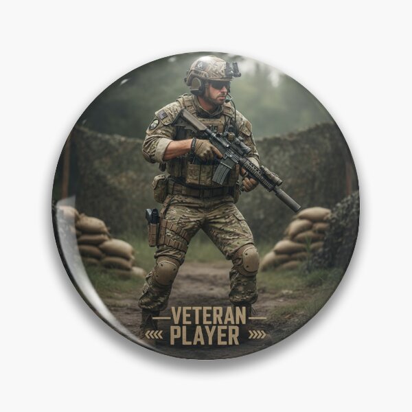 Item preview, Veteran Player - Tactical Airsoft Operator designed and sold by SupraShore.