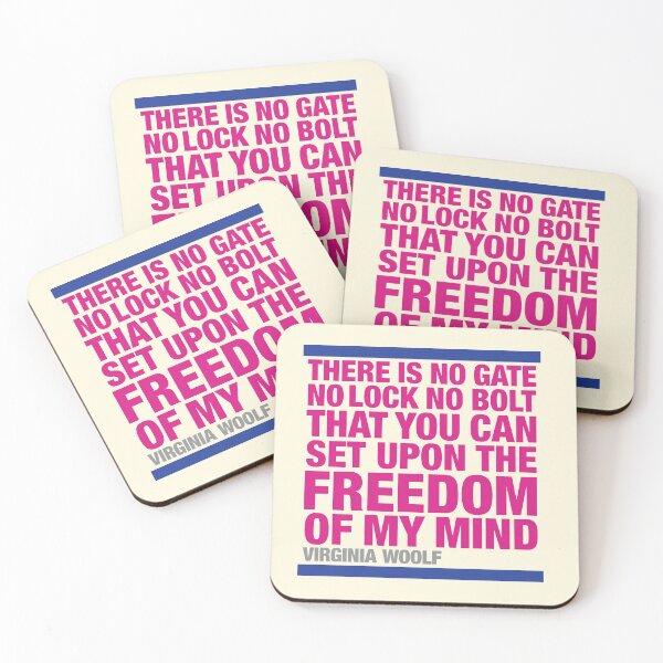 Item preview, There is no gate . . . Virginia Woolf Quotation designed and sold by CharlottePlaceArt.