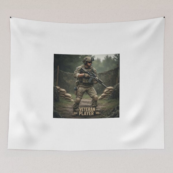Item preview, Veteran Player - Tactical Airsoft Operator designed and sold by SupraShore.