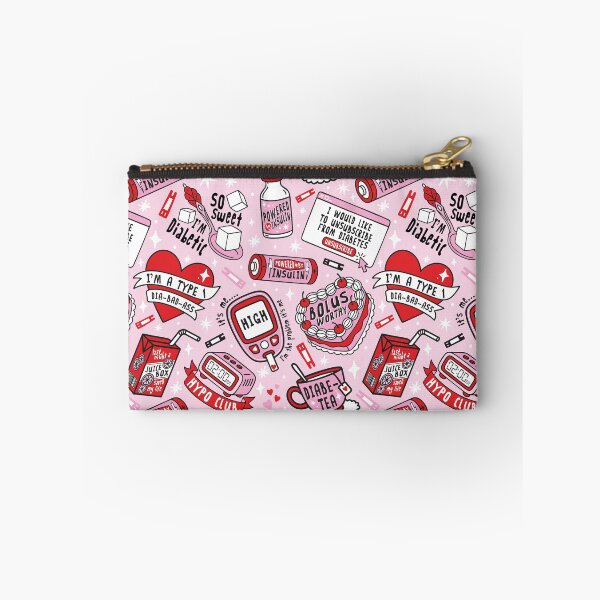 Item preview, Diabetes Life Collage – Pink Pattern - Diabetes Humor designed and sold by HotFluff.
