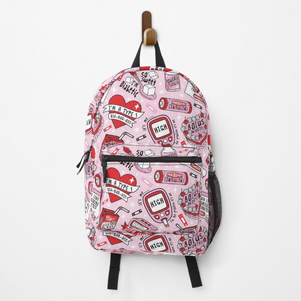 Item preview, Diabetes Life Collage – Pink Pattern - Diabetes Humor designed and sold by HotFluff.