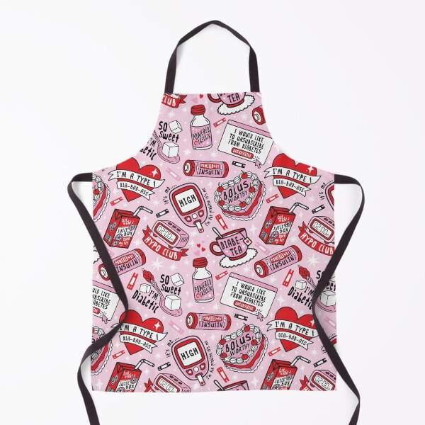 Item preview, Diabetes Life Collage – Pink Pattern - Diabetes Humor designed and sold by HotFluff.