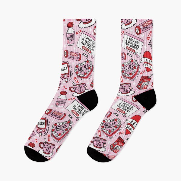 Item preview, Diabetes Life Collage – Pink Pattern - Diabetes Humor designed and sold by HotFluff.
