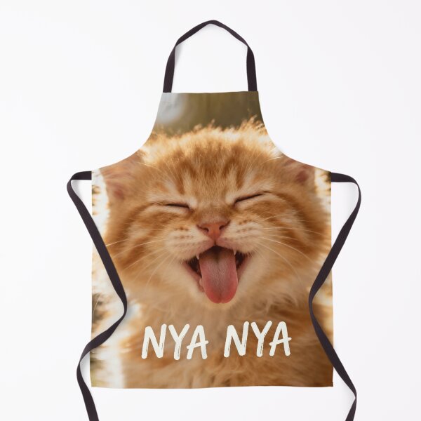 Item preview, Nya Nya Cat – Cute Ginger Cat Meme designed and sold by BrokenBunnie.