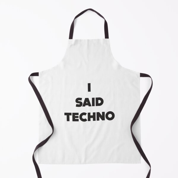 Aperçu de l'œuvre J'ai dit techno créée et vendue par hrdngutte25.