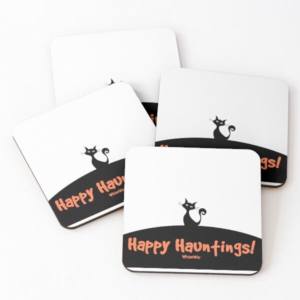 Item preview, Happy Hauntings - WhimWiz Funny Quote & Quirky Gift Idea designed and sold by WhimWiz.