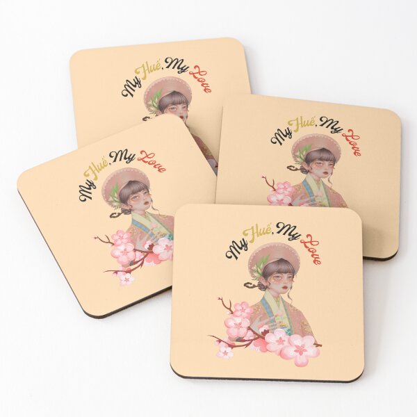 Item preview, Royal Hue Girl in Pink Nhat Binh with Blossoms designed and sold by RosalinesEyes.
