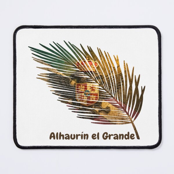Item preview, Abstract Flag of Alhaurín el Grande – Feather Shape Design designed and sold by ArteJorge48.
