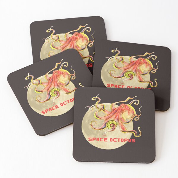 Item preview, Octopus in space designed and sold by OnaleeNicklinArt.