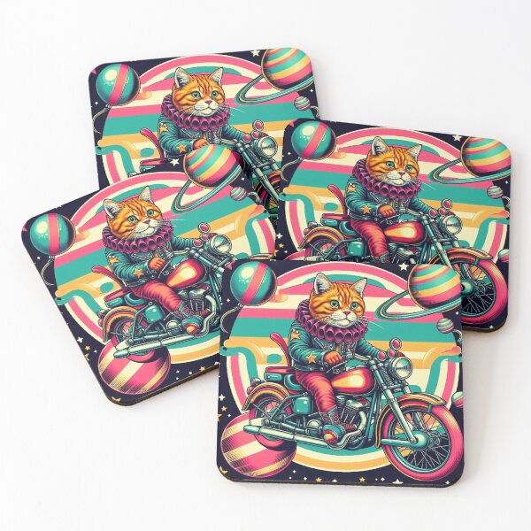 Item preview, Cute clown cat designed and sold by Dogandesighn.