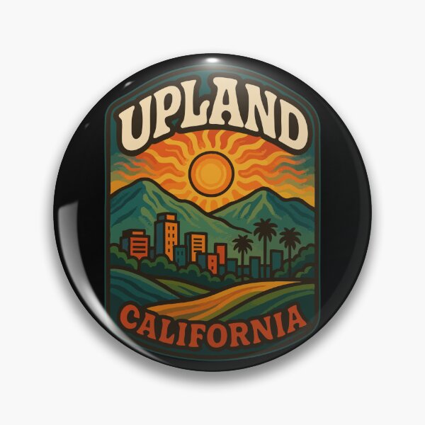Item preview, Upland California Retro Travel designed and sold by TomFrontierArt.