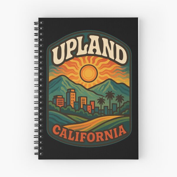 Item preview, Upland California Retro Travel designed and sold by TomFrontierArt.