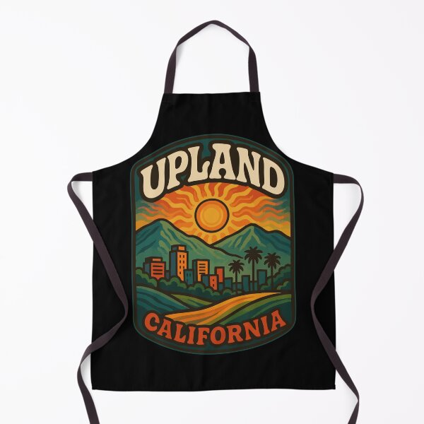 Item preview, Upland California Retro Travel designed and sold by TomFrontierArt.