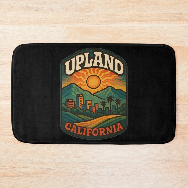 Item preview, Upland California Retro Travel designed and sold by TomFrontierArt.