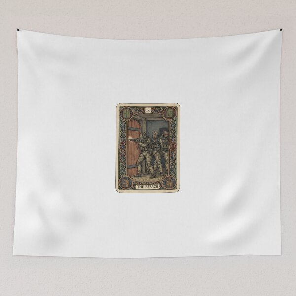 Item preview, The Breach" Tarot Card IX - Tactical CQB Entry Design designed and sold by SupraShore.