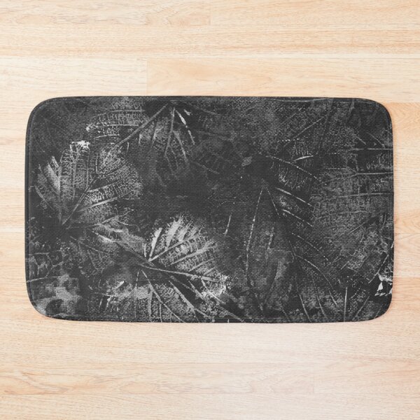 Item preview, Black and White Linden Leaves in Acrylics designed and sold by BLAAAAASK.