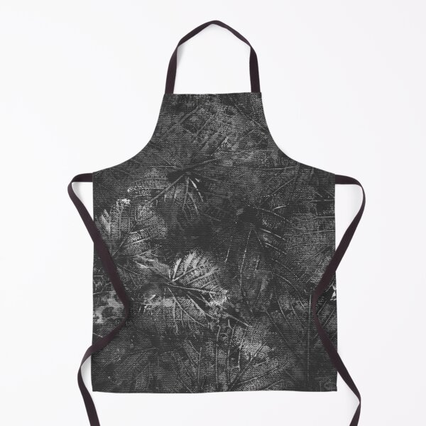 Item preview, Black and White Linden Leaves in Acrylics designed and sold by BLAAAAASK.