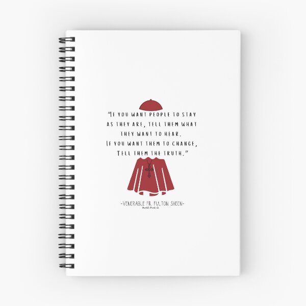 Item preview, Fulton Sheen- Tell Them the Truth quote designed and sold by HavilahPrintsCo.