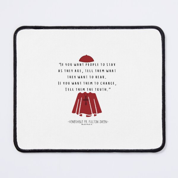 Item preview, Fulton Sheen- Tell Them the Truth quote designed and sold by HavilahPrintsCo.