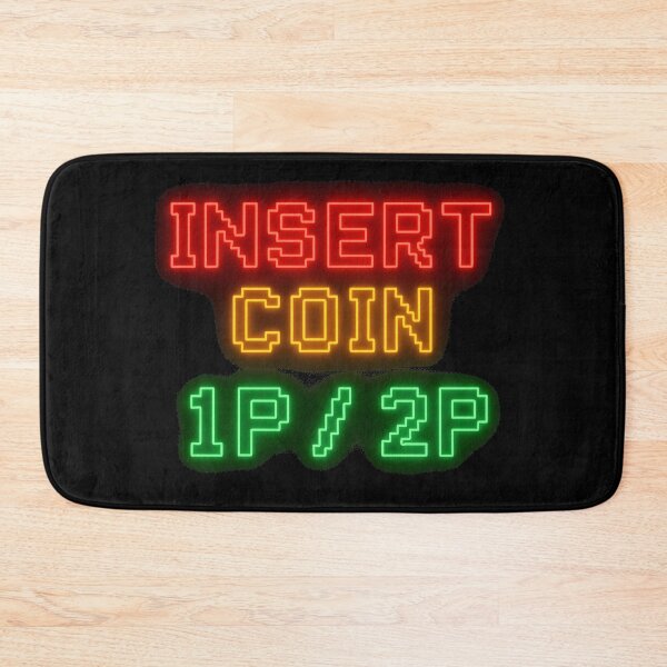 Item preview, Retro Neon Insert Coin Arcade Sign (Center Print) designed and sold by W-Rm.