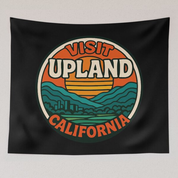 Item preview, Visit Upland California Travel designed and sold by TomFrontierArt.