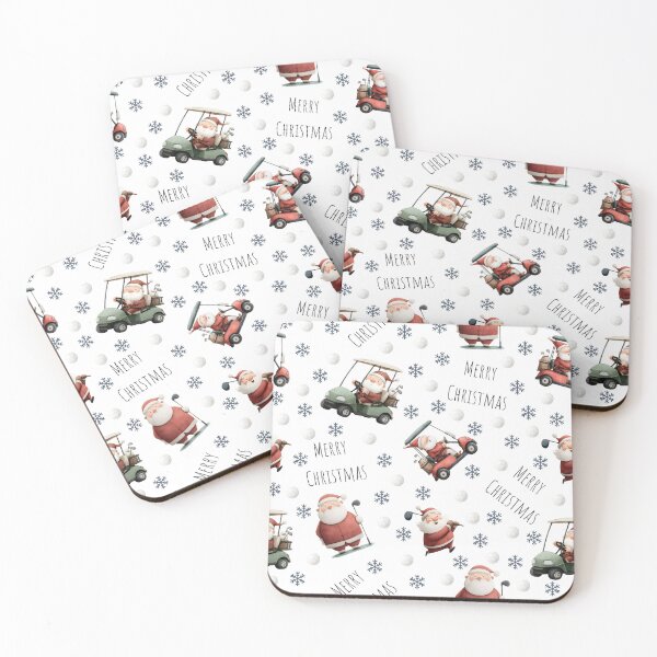 Item preview, Golfing Santa on White designed and sold by KSimpson838.