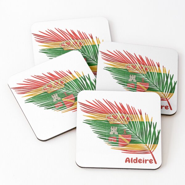 Item preview, Abstract Flag of Aldeire – Feather Shape Design designed and sold by ArteJorge48.
