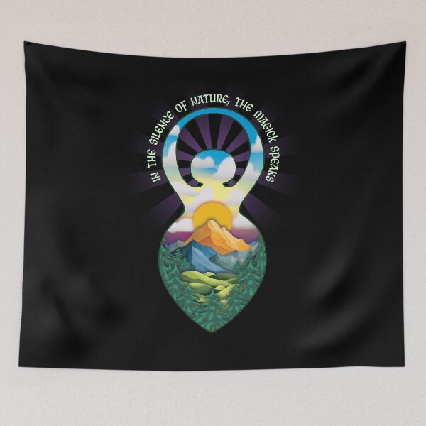 Item preview, The Goddess and Nature designed and sold by Mariposa Oscura The Dark Butterfly.