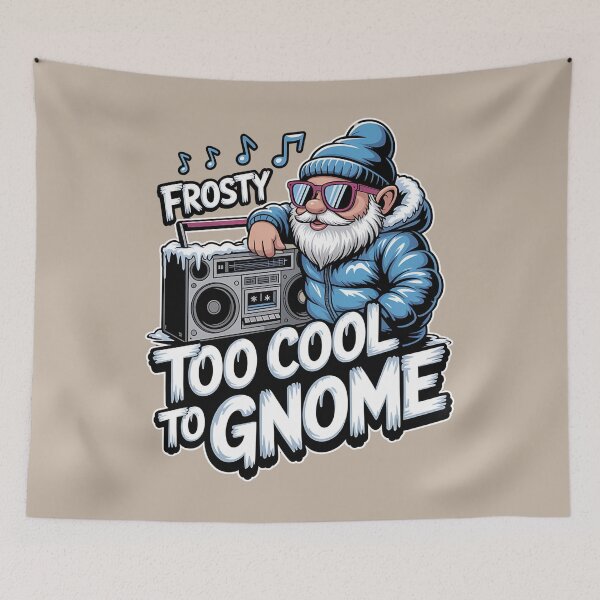Item preview, chill gnomies - snowball fight gnomes - frosty beard - magical winter gnome - gnome snow angel - winter cabin gnome - holiday season gnome - chilly day gnome - snowflake gnome designed and sold by JansenGS.