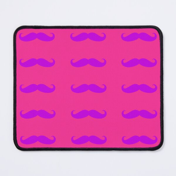 Item preview, pink and purple hipster mustache design  designed and sold by grxyv.